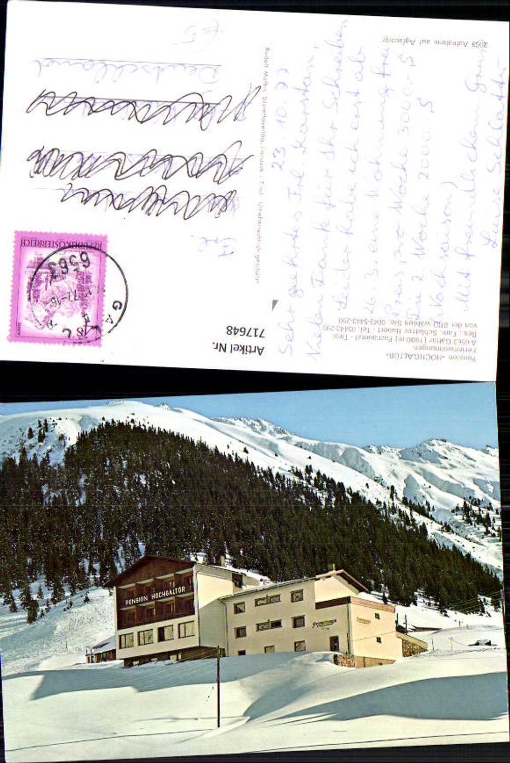 Alte Ansichtskarte – Old Postcard