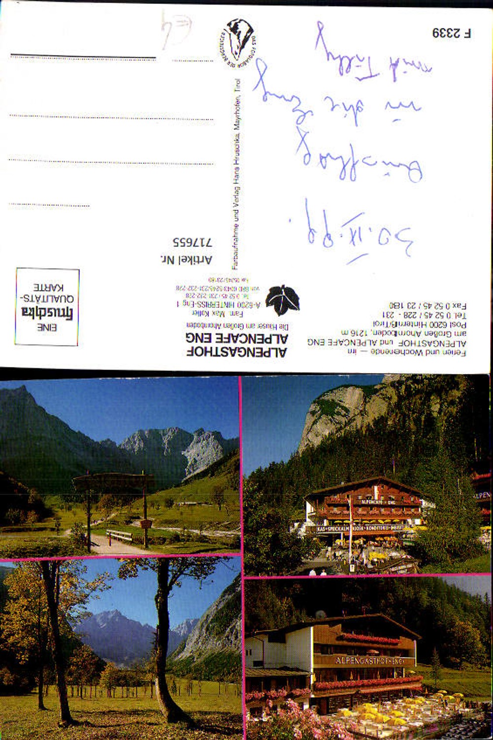 Alte Ansichtskarte – Old Postcard