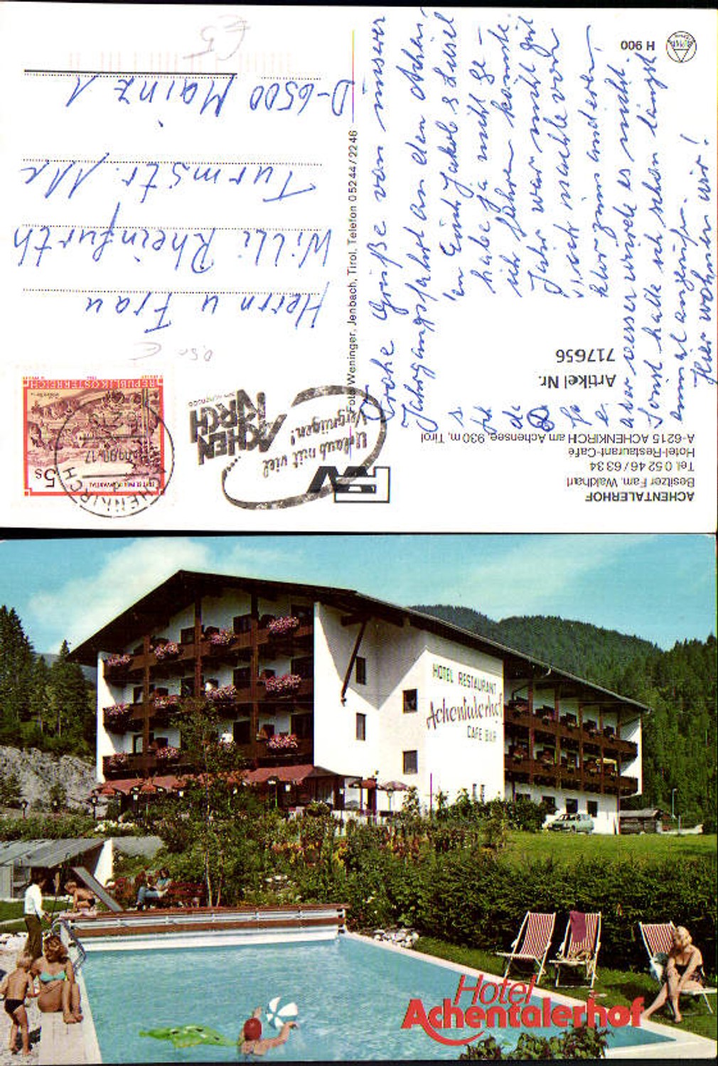 Alte Ansichtskarte – Old Postcard
