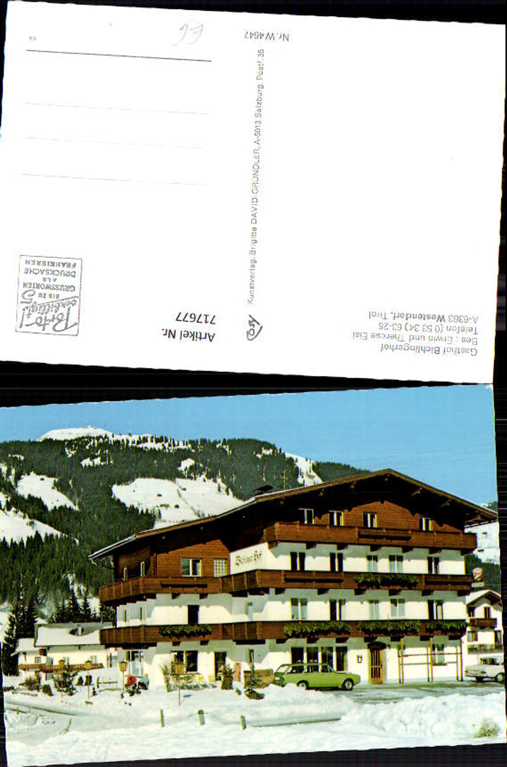 Alte Ansichtskarte – Old Postcard