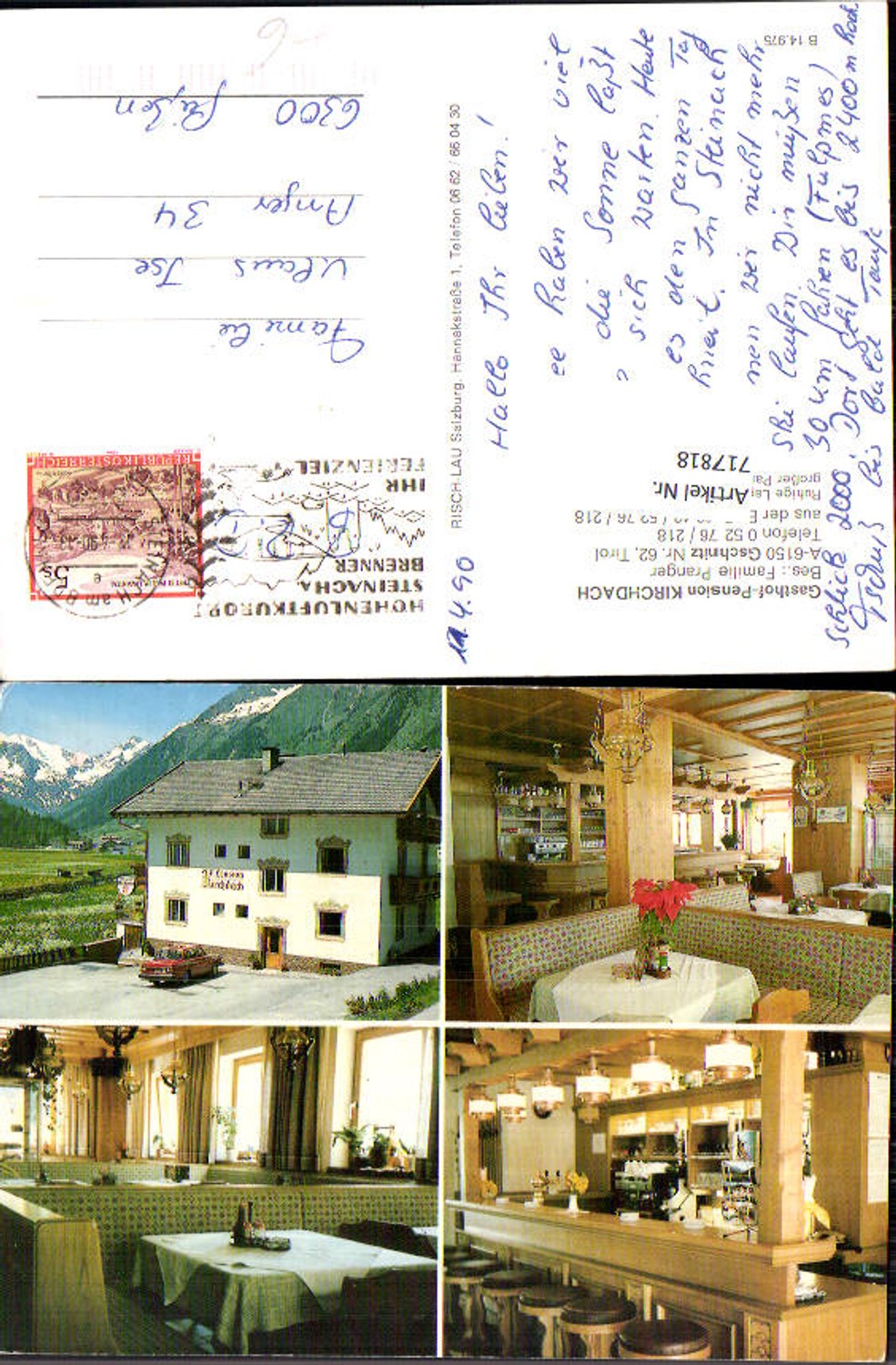 Alte Ansichtskarte – Old Postcard