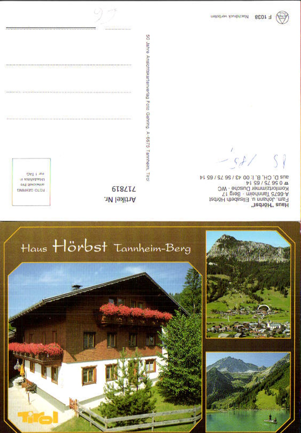 Alte Ansichtskarte – Old Postcard