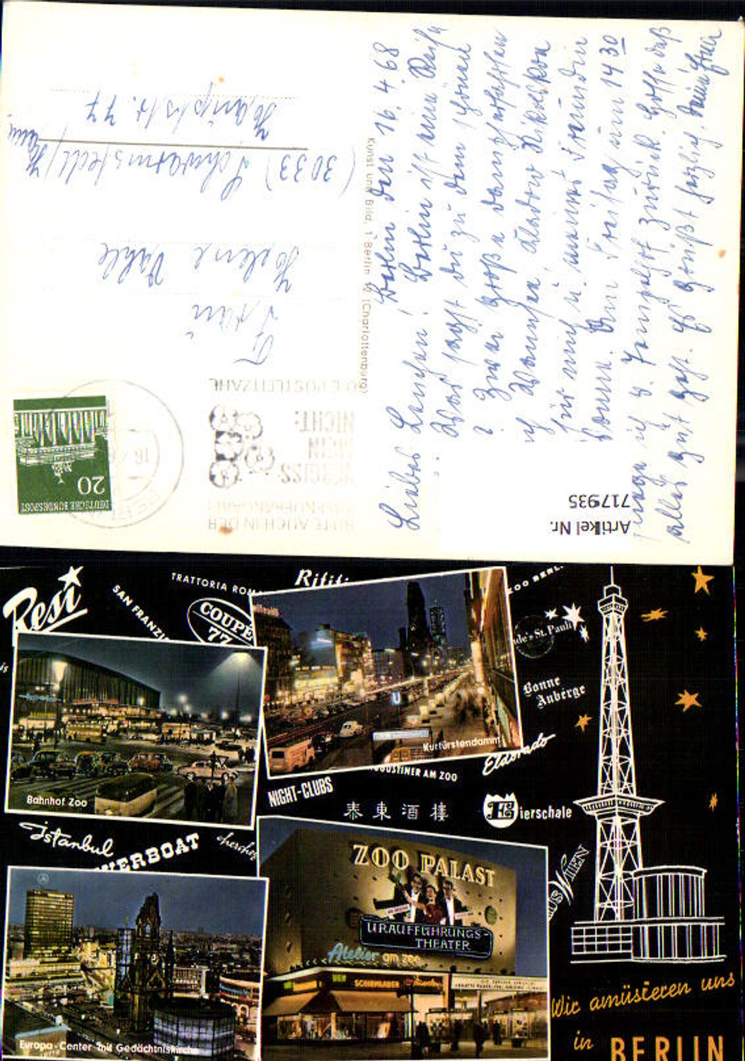 Alte Ansichtskarte – Old Postcard