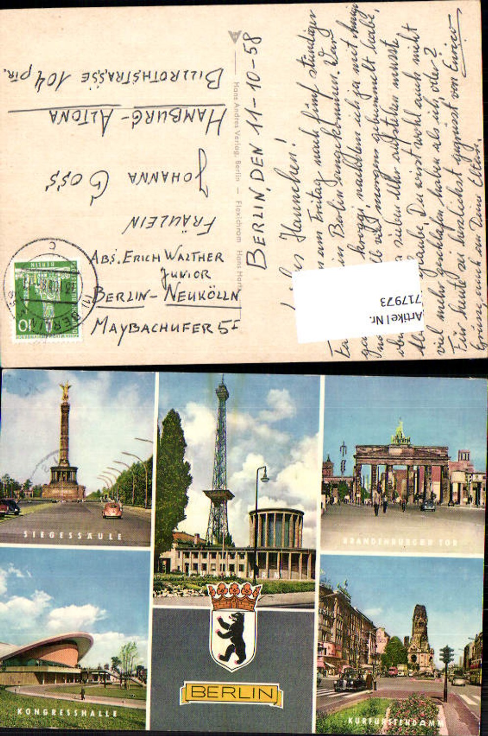 Alte Ansichtskarte – Old Postcard