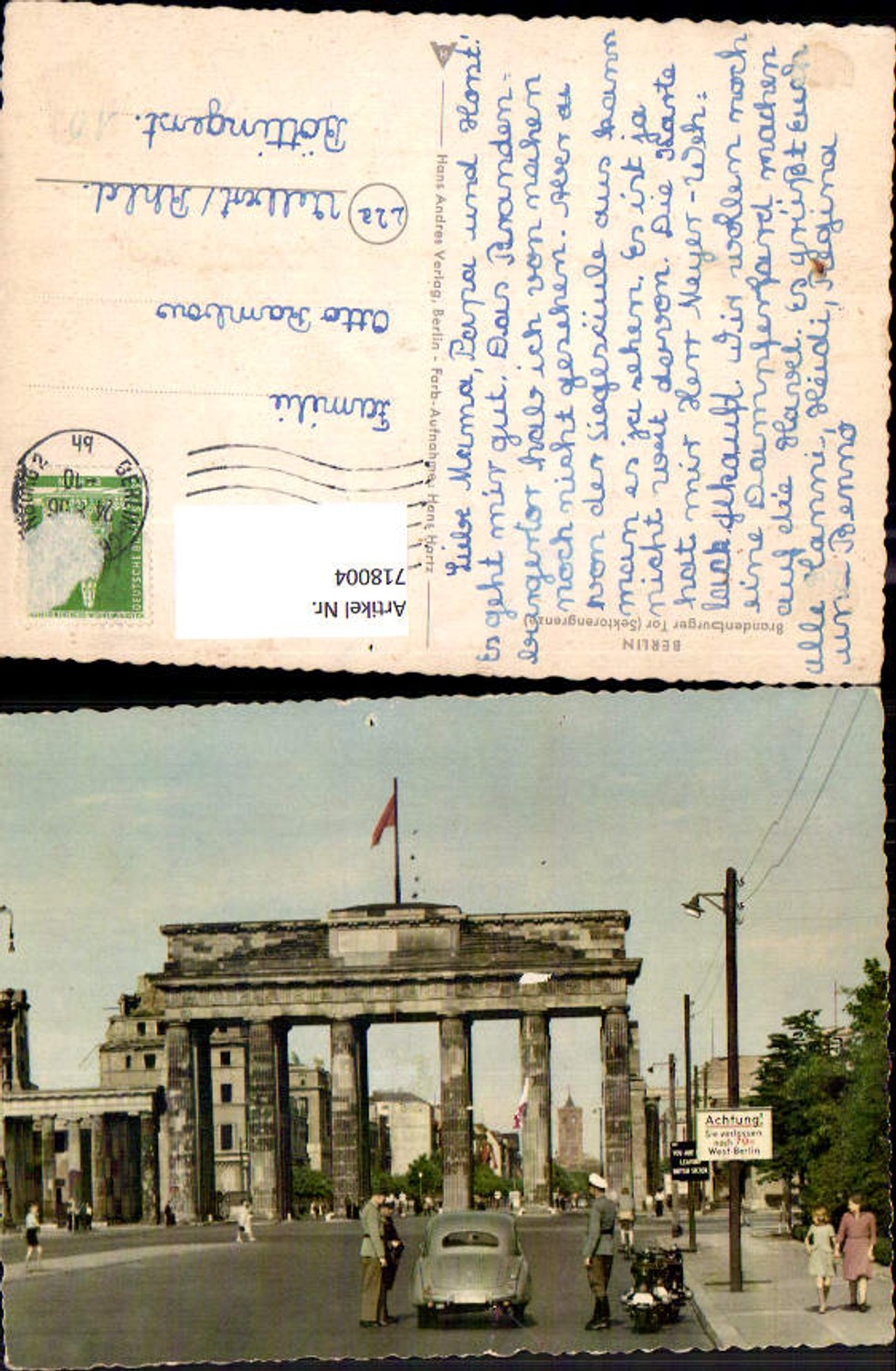 Alte Ansichtskarte – Old Postcard