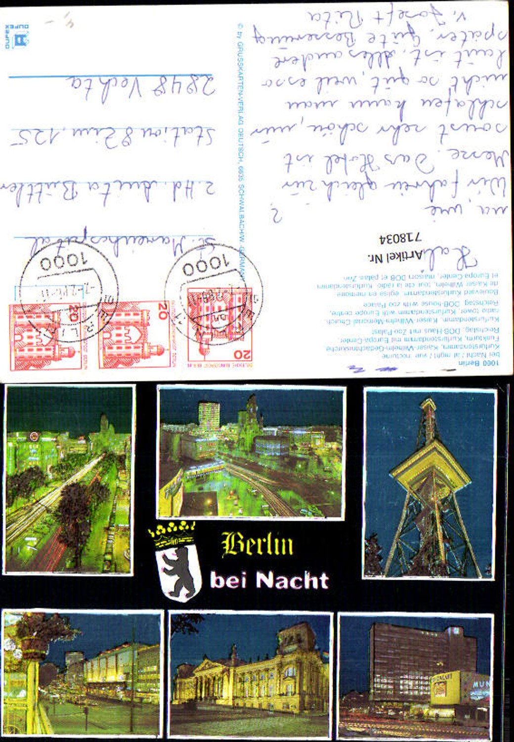 Alte Ansichtskarte – Old Postcard