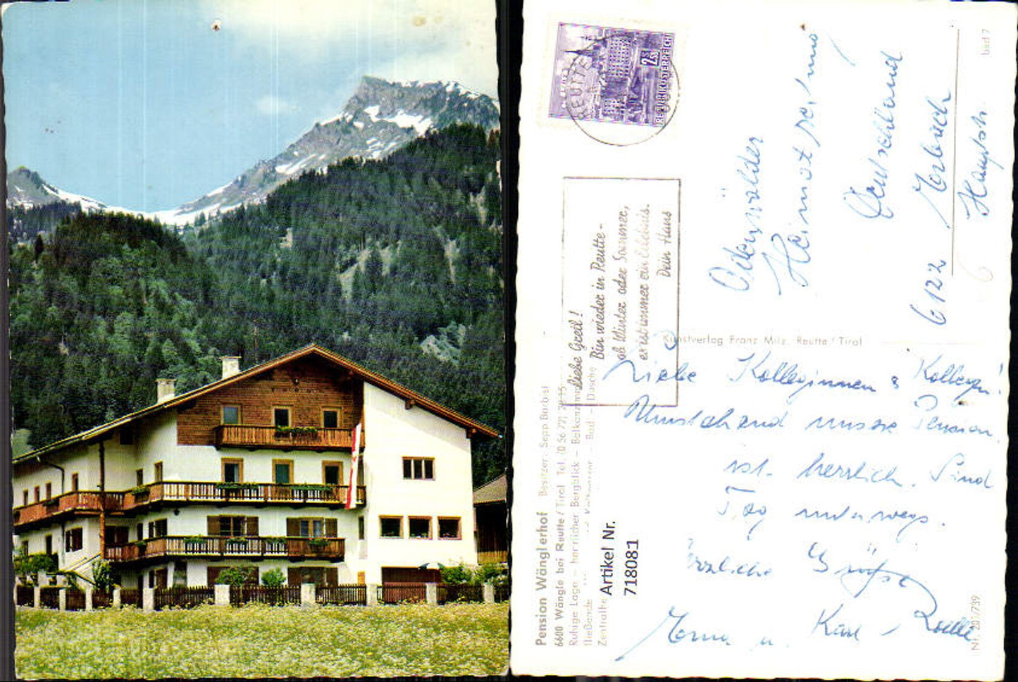 Alte Ansichtskarte – Old Postcard