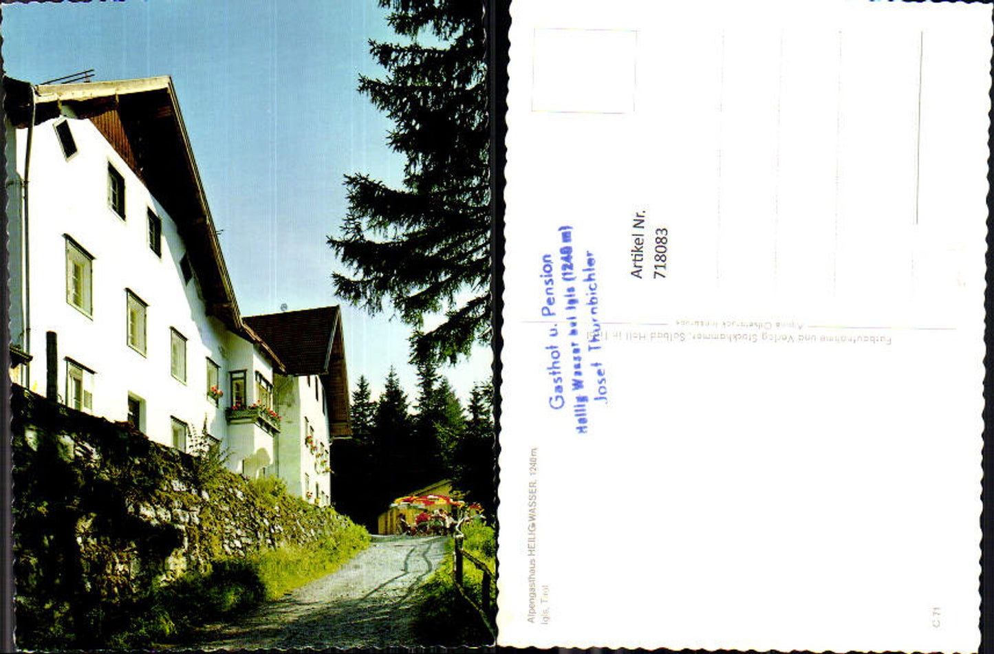 Alte Ansichtskarte – Old Postcard