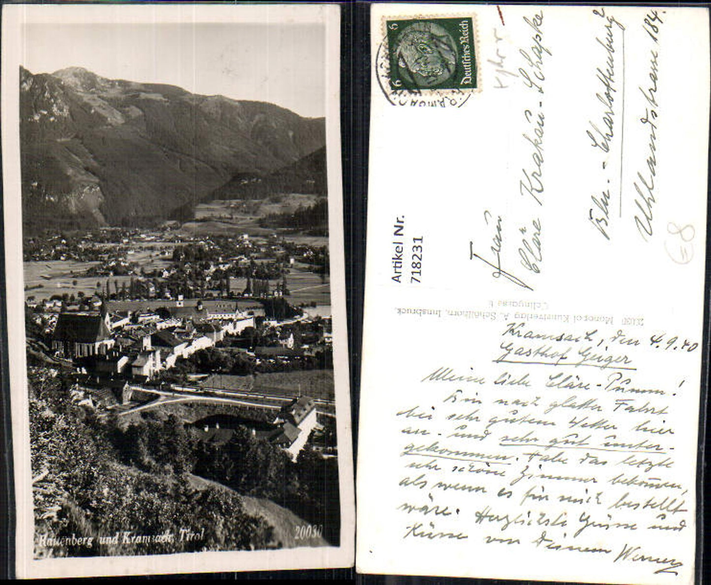 Alte Ansichtskarte – Old Postcard