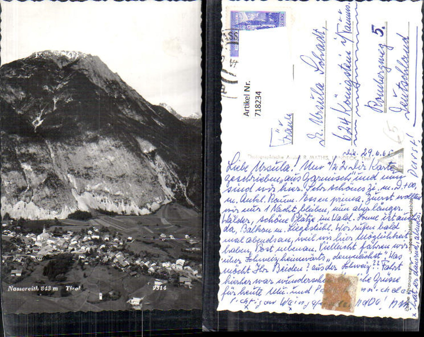 Alte Ansichtskarte – Old Postcard