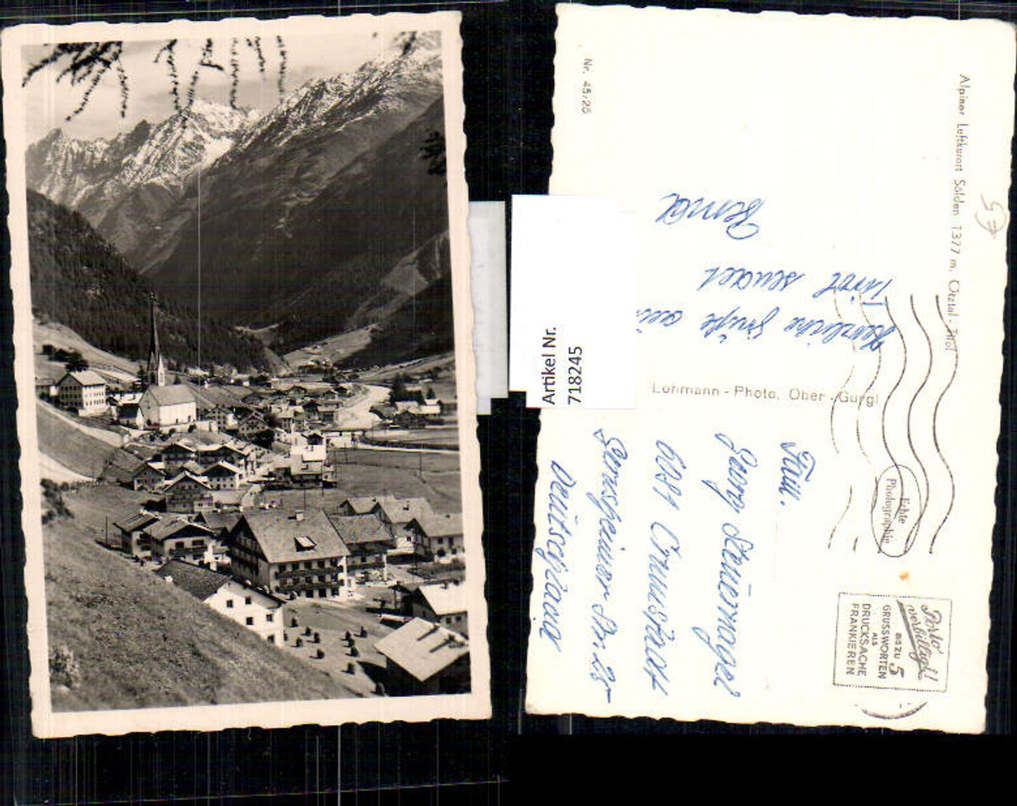 Alte Ansichtskarte – Old Postcard