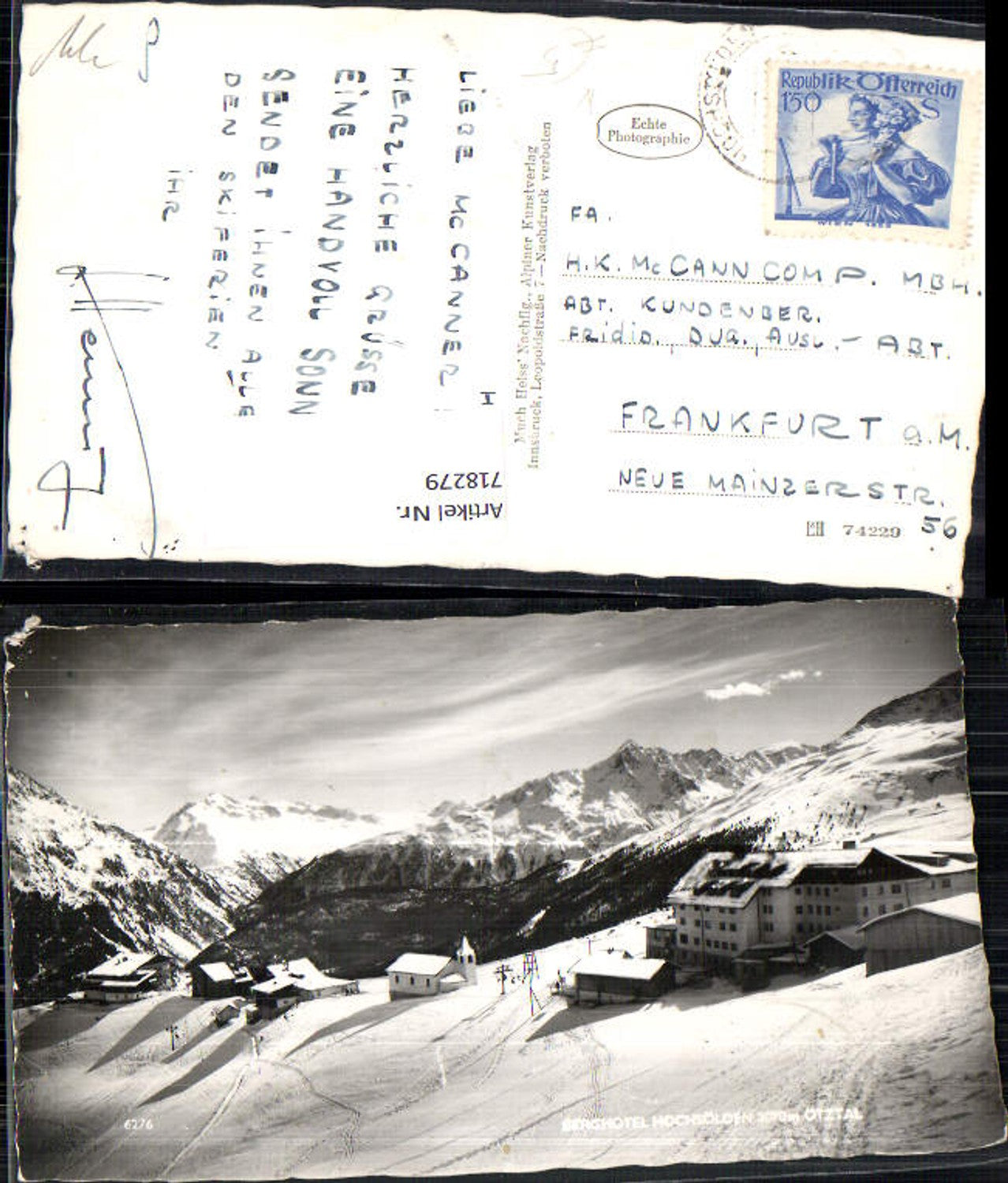 Alte Ansichtskarte – Old Postcard