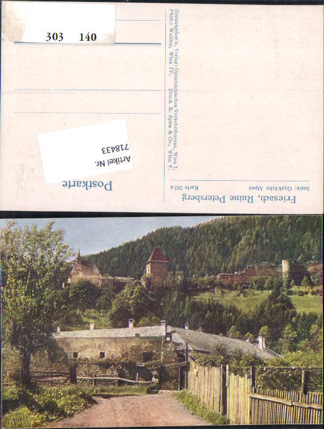 Alte Ansichtskarte – Old Postcard