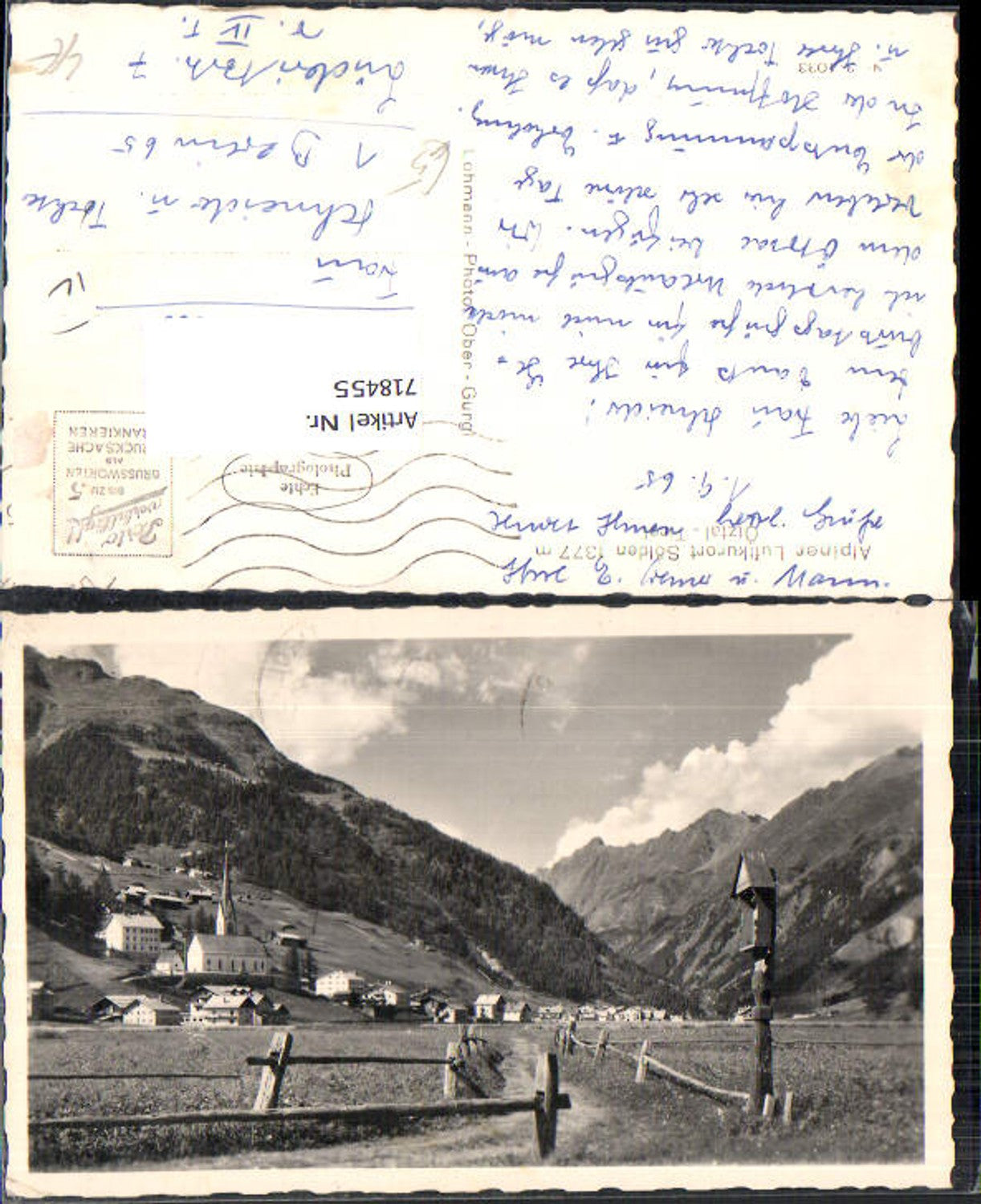 Alte Ansichtskarte – Old Postcard