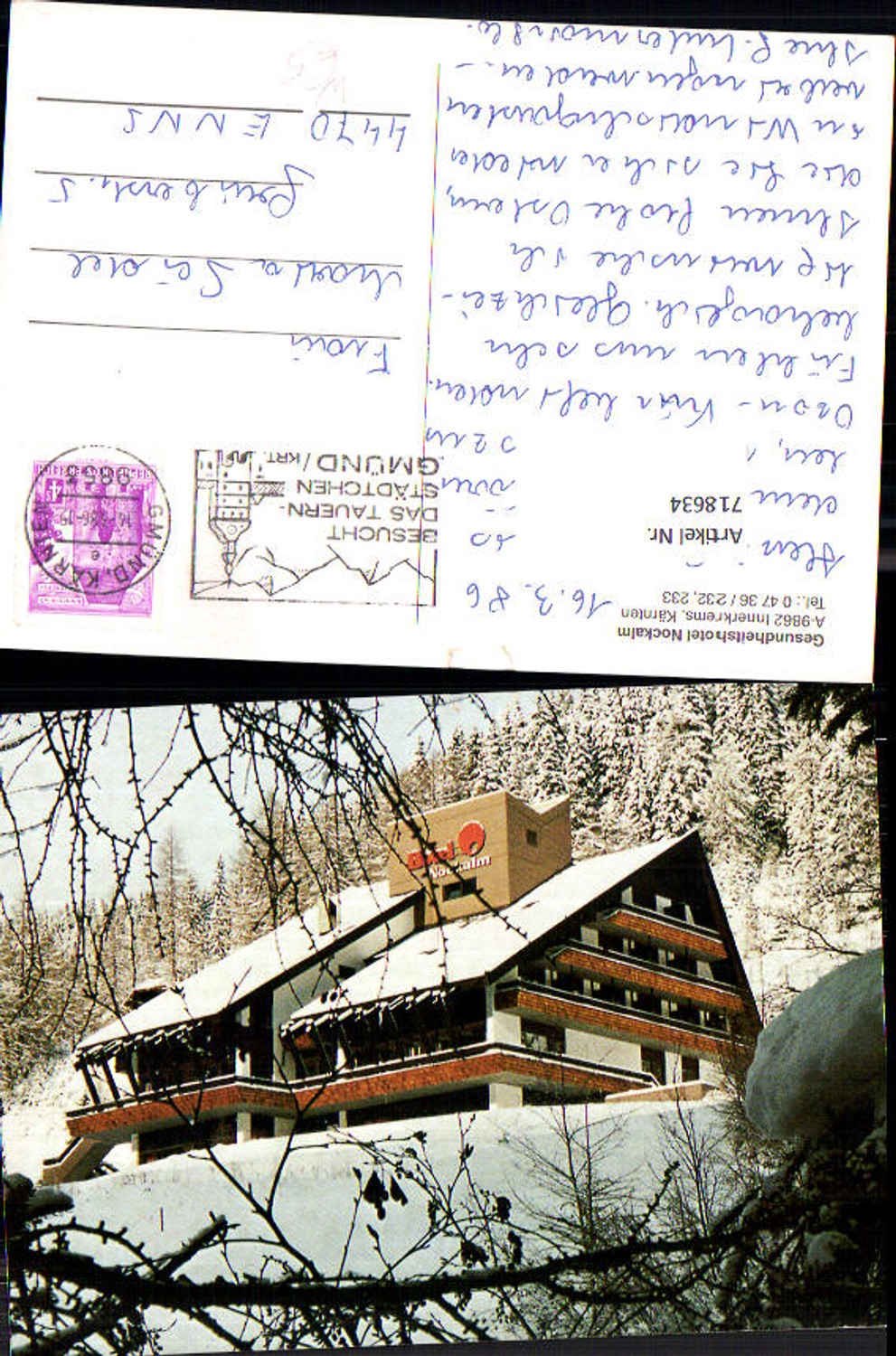 Alte Ansichtskarte – Old Postcard