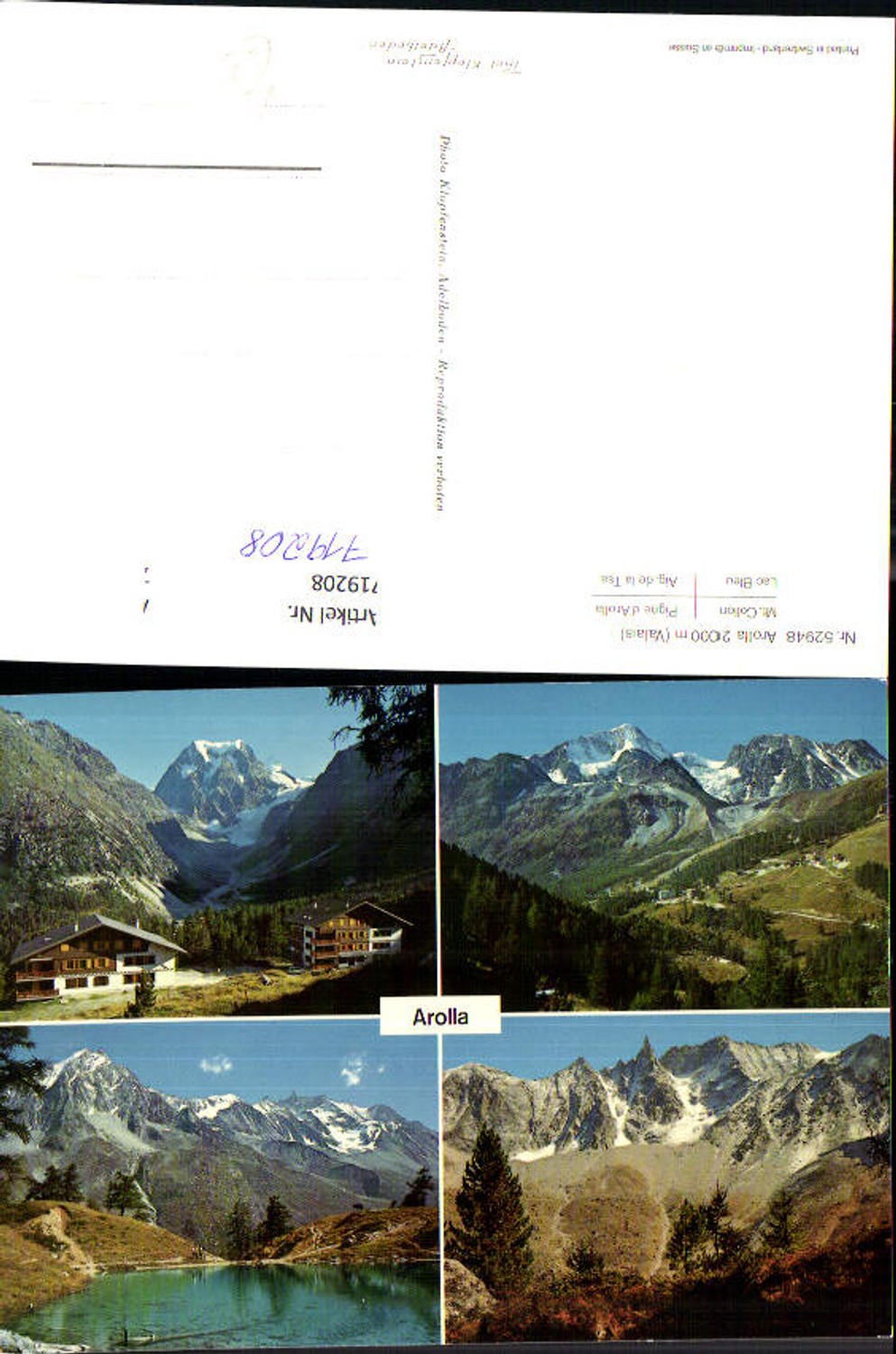 Alte Ansichtskarte – Old Postcard