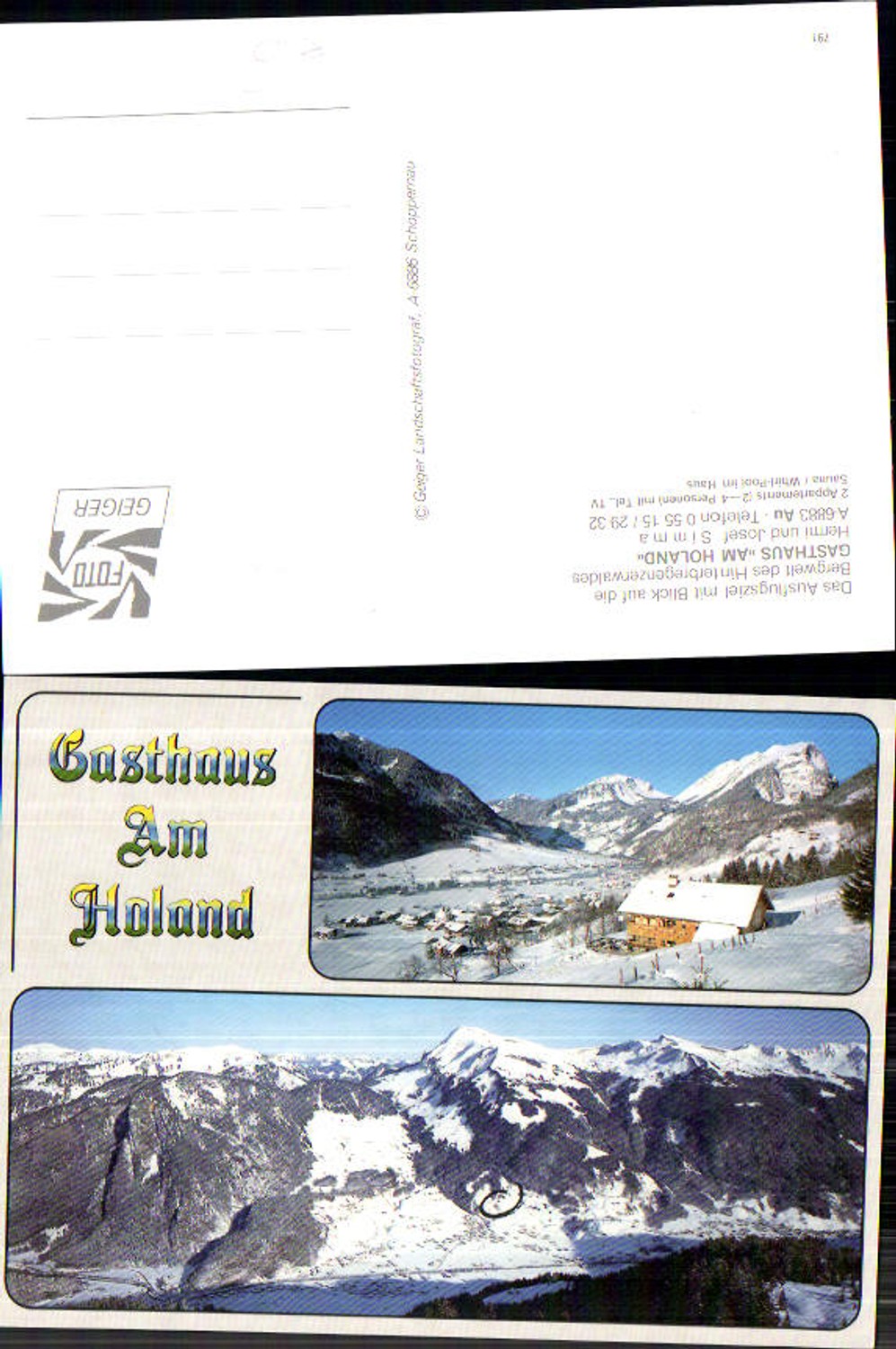 Alte Ansichtskarte – Old Postcard