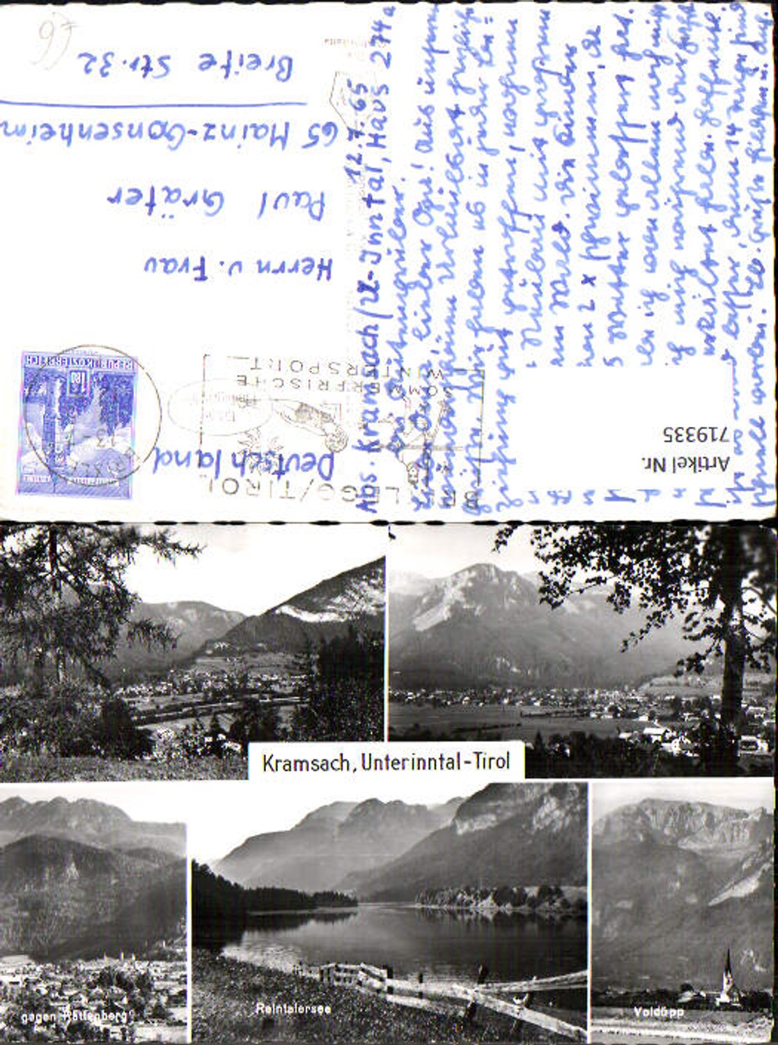 Alte Ansichtskarte – Old Postcard