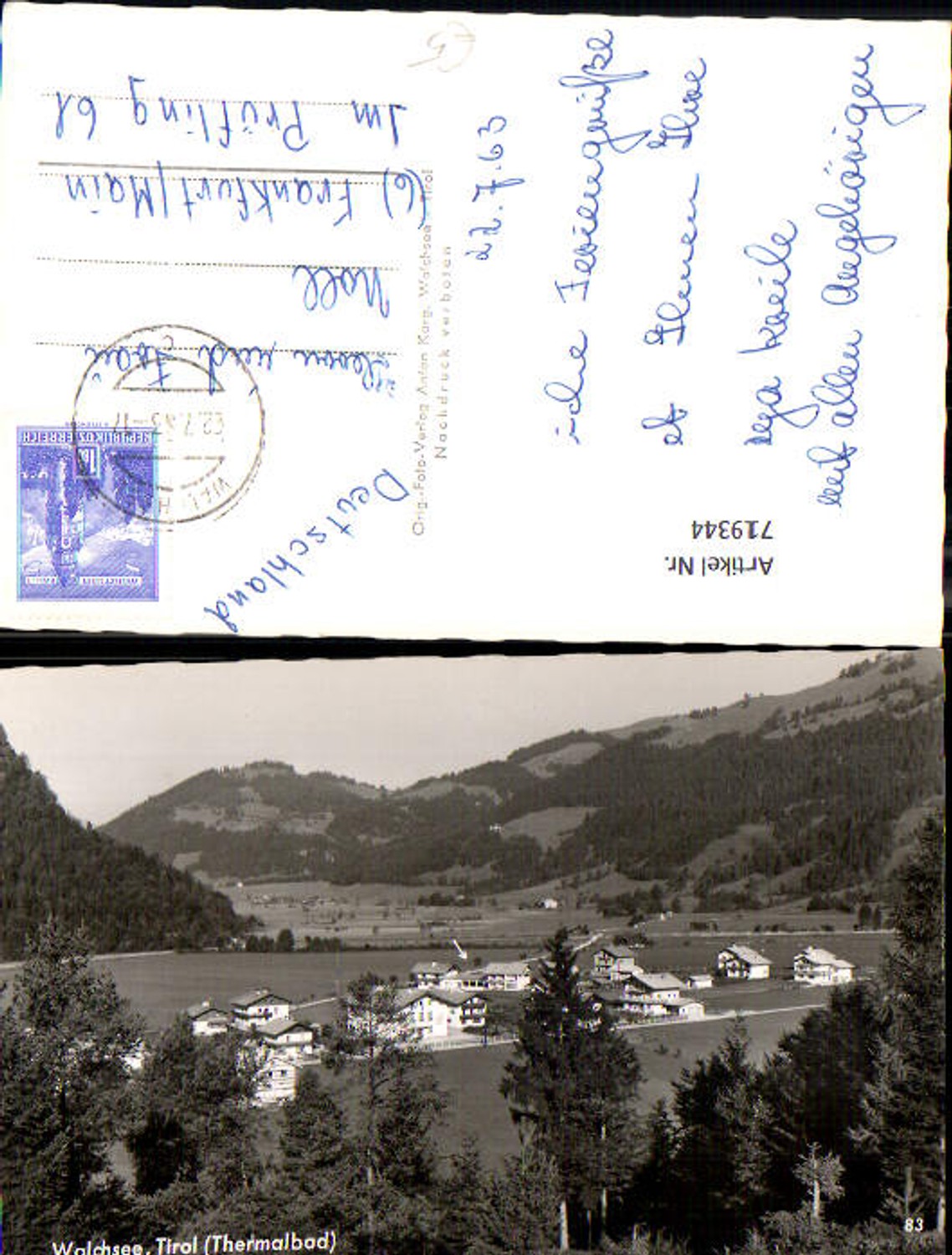 Alte Ansichtskarte – Old Postcard