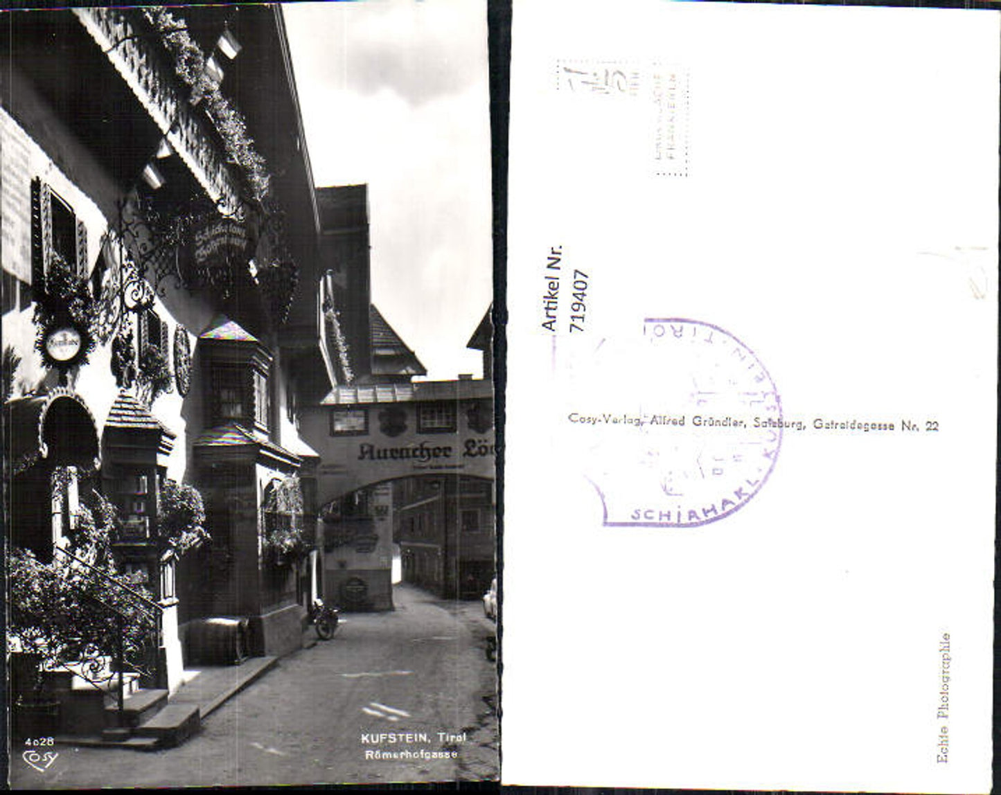 Alte Ansichtskarte – Old Postcard