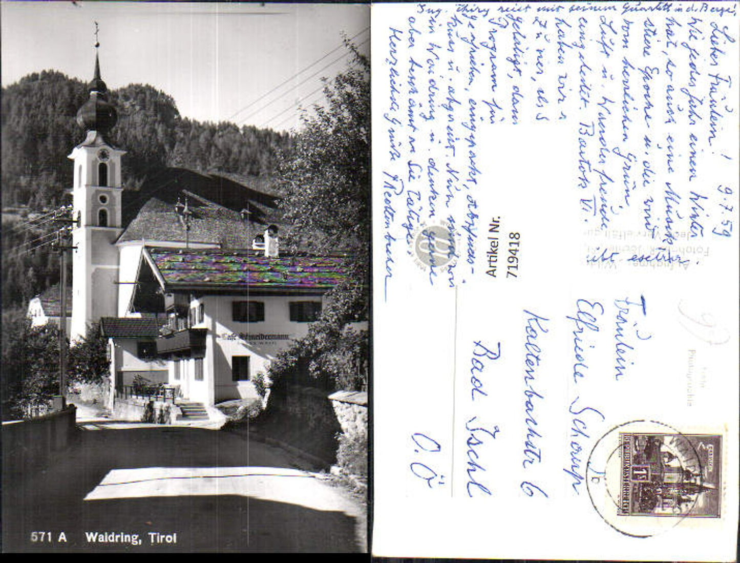 Alte Ansichtskarte – Old Postcard