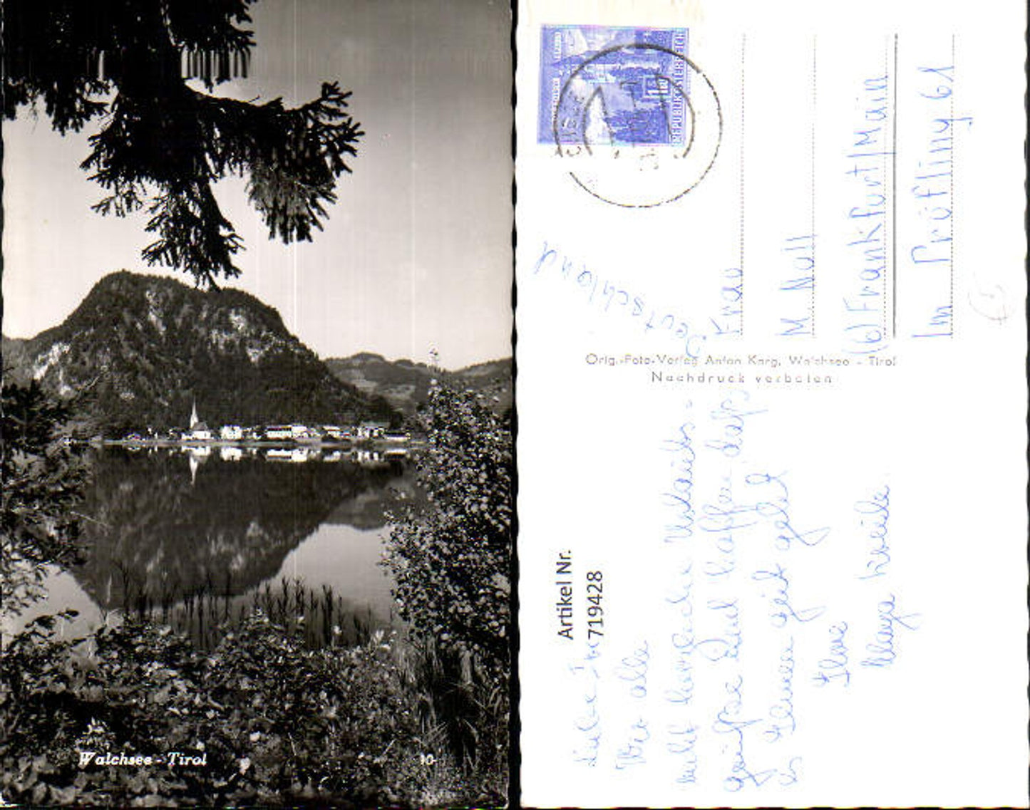 Alte Ansichtskarte – Old Postcard