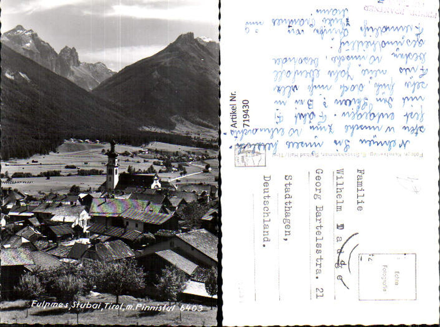 Alte Ansichtskarte – Old Postcard