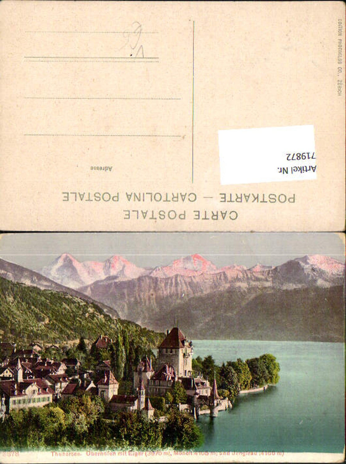 Alte Ansichtskarte – Old Postcard