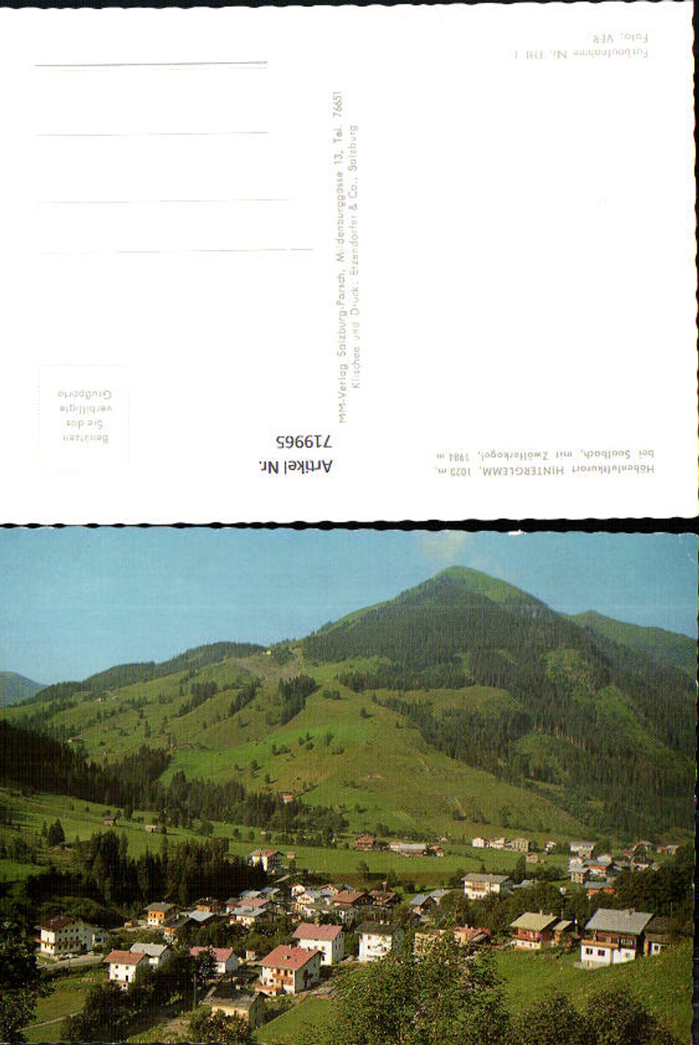 Alte Ansichtskarte – Old Postcard