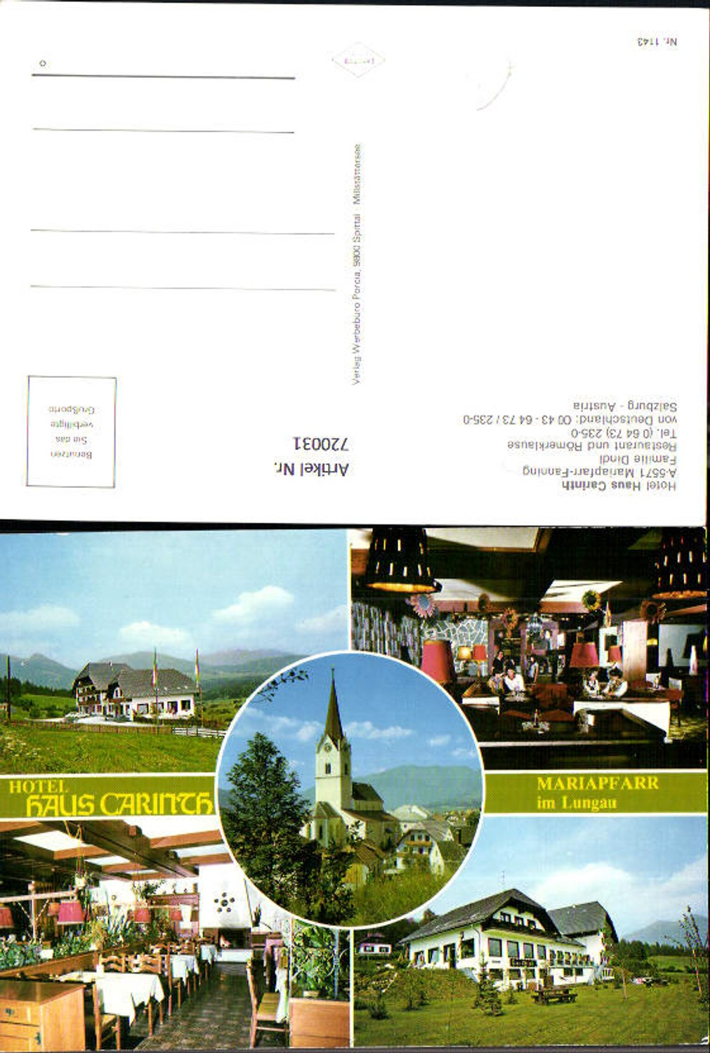 Alte Ansichtskarte – Old Postcard