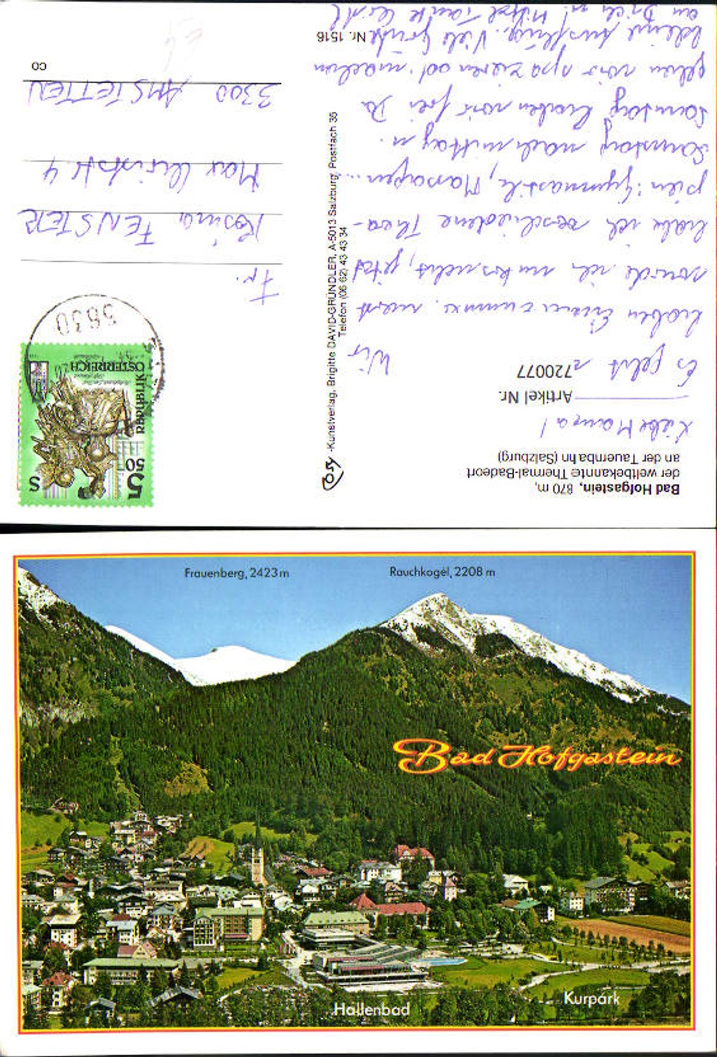 Alte Ansichtskarte – Old Postcard