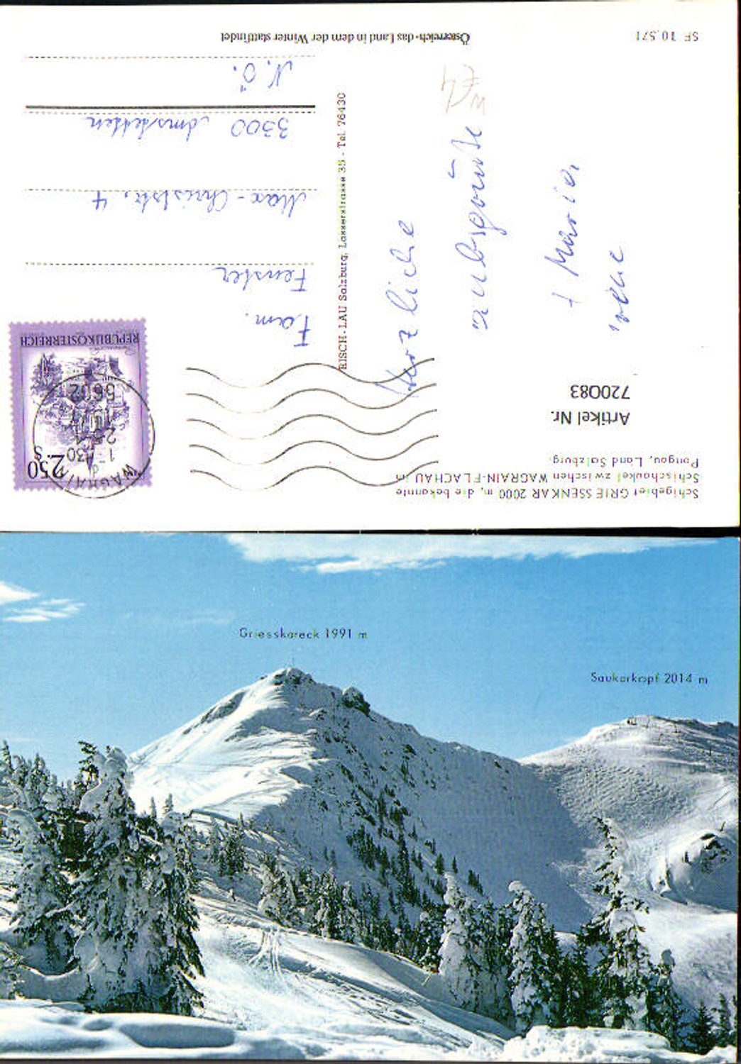 Alte Ansichtskarte – Old Postcard