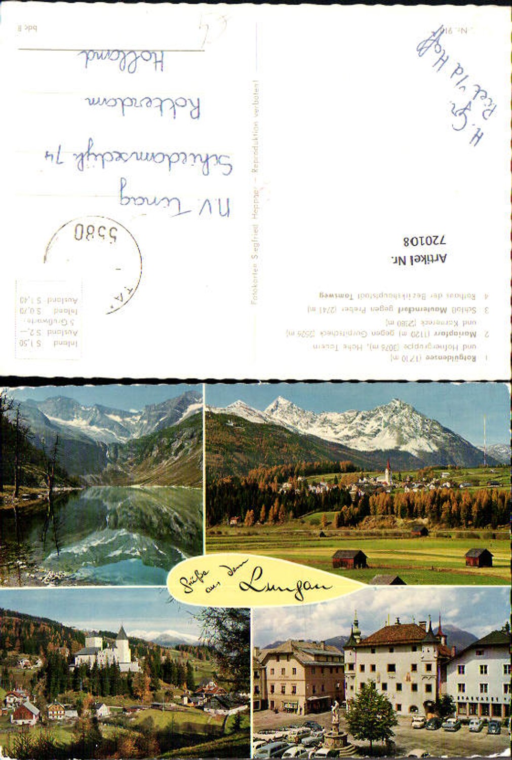 Alte Ansichtskarte – Old Postcard