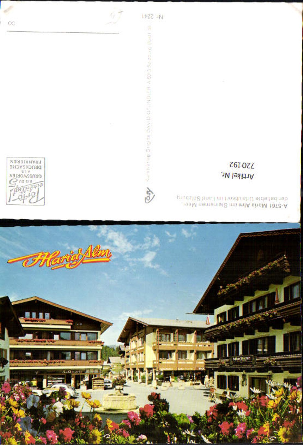 Alte Ansichtskarte – Old Postcard