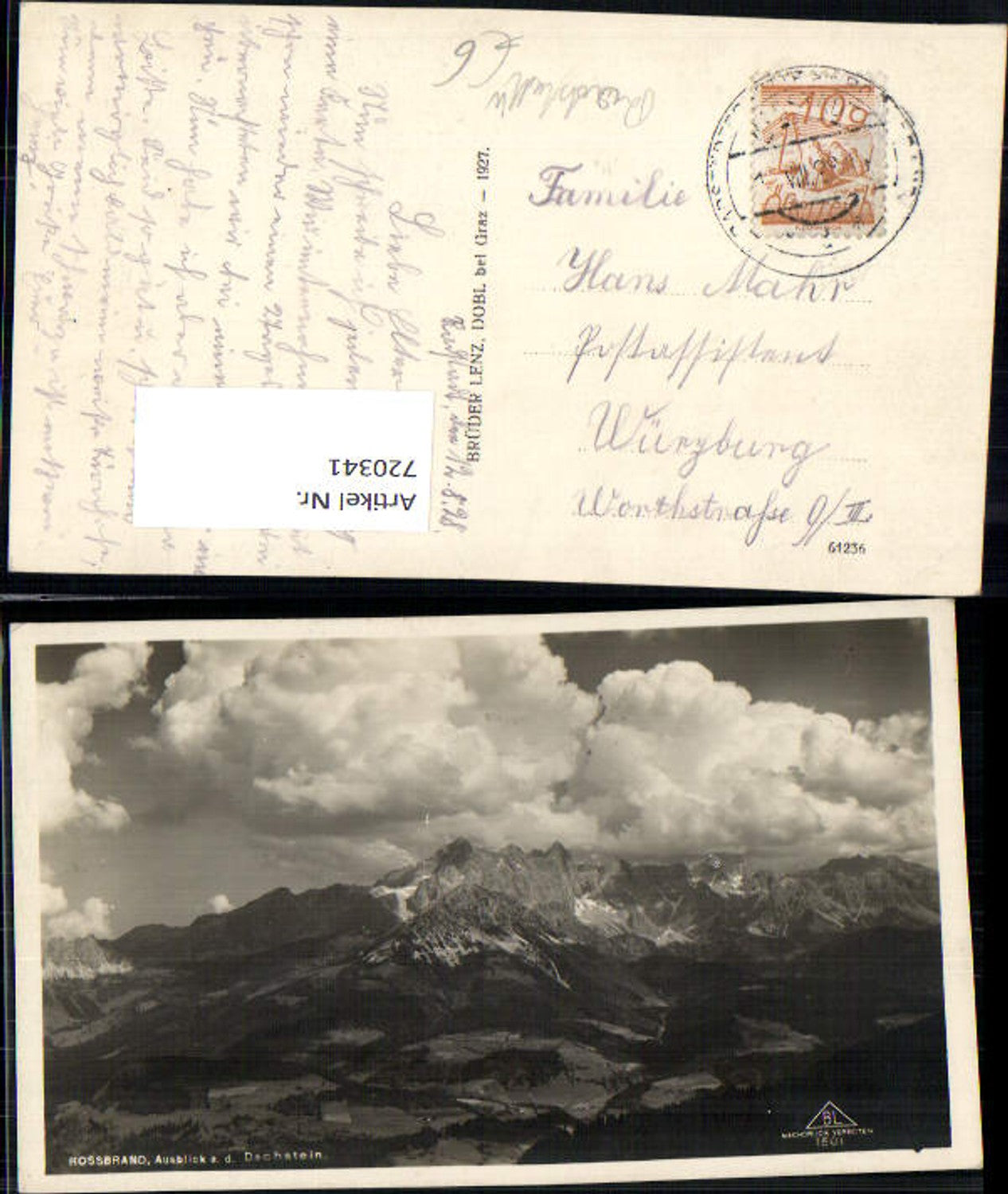 Alte Ansichtskarte – Old Postcard