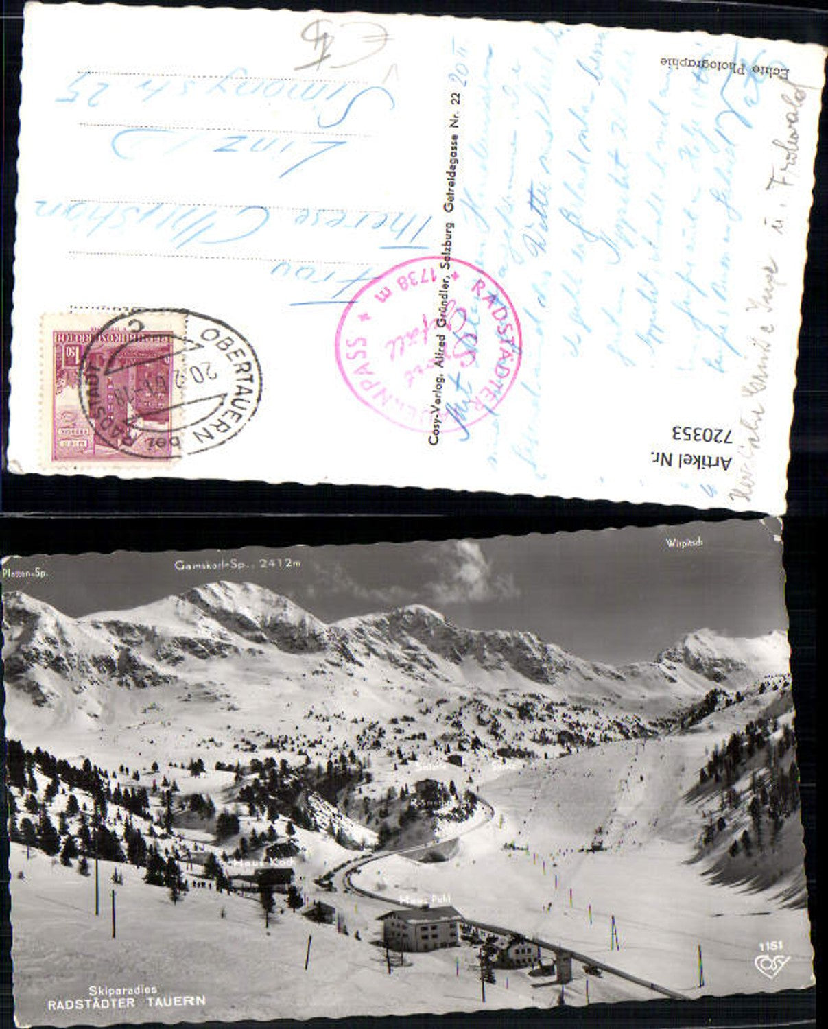 Alte Ansichtskarte – Old Postcard