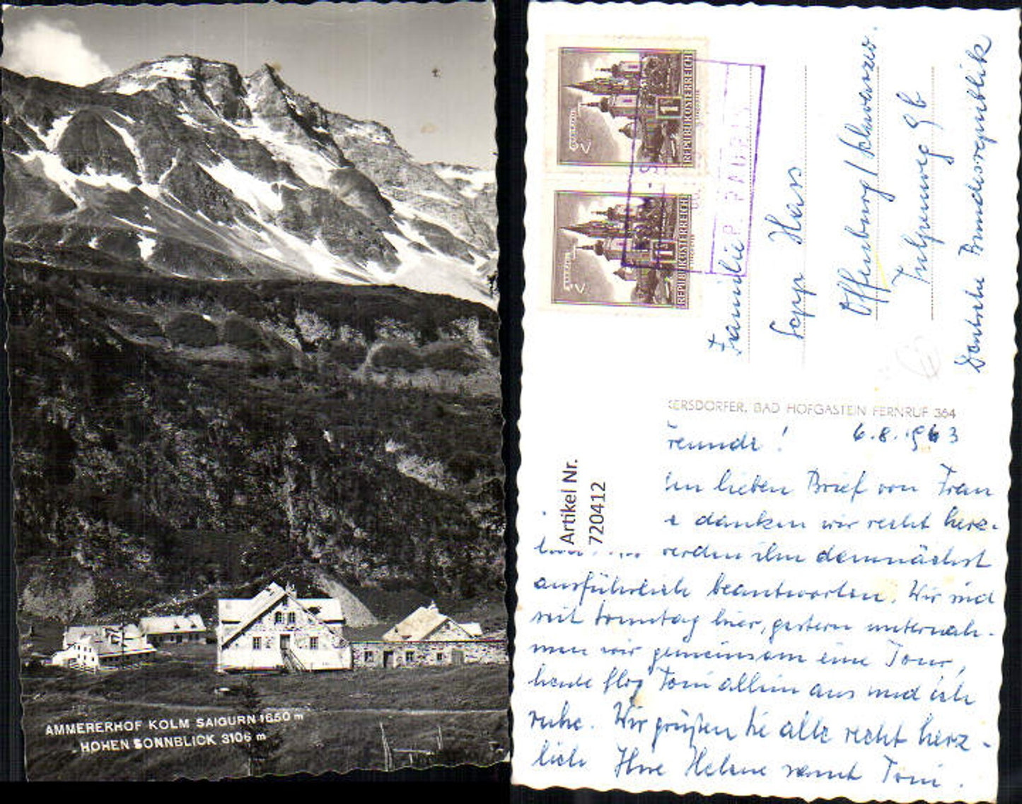 Alte Ansichtskarte – Old Postcard
