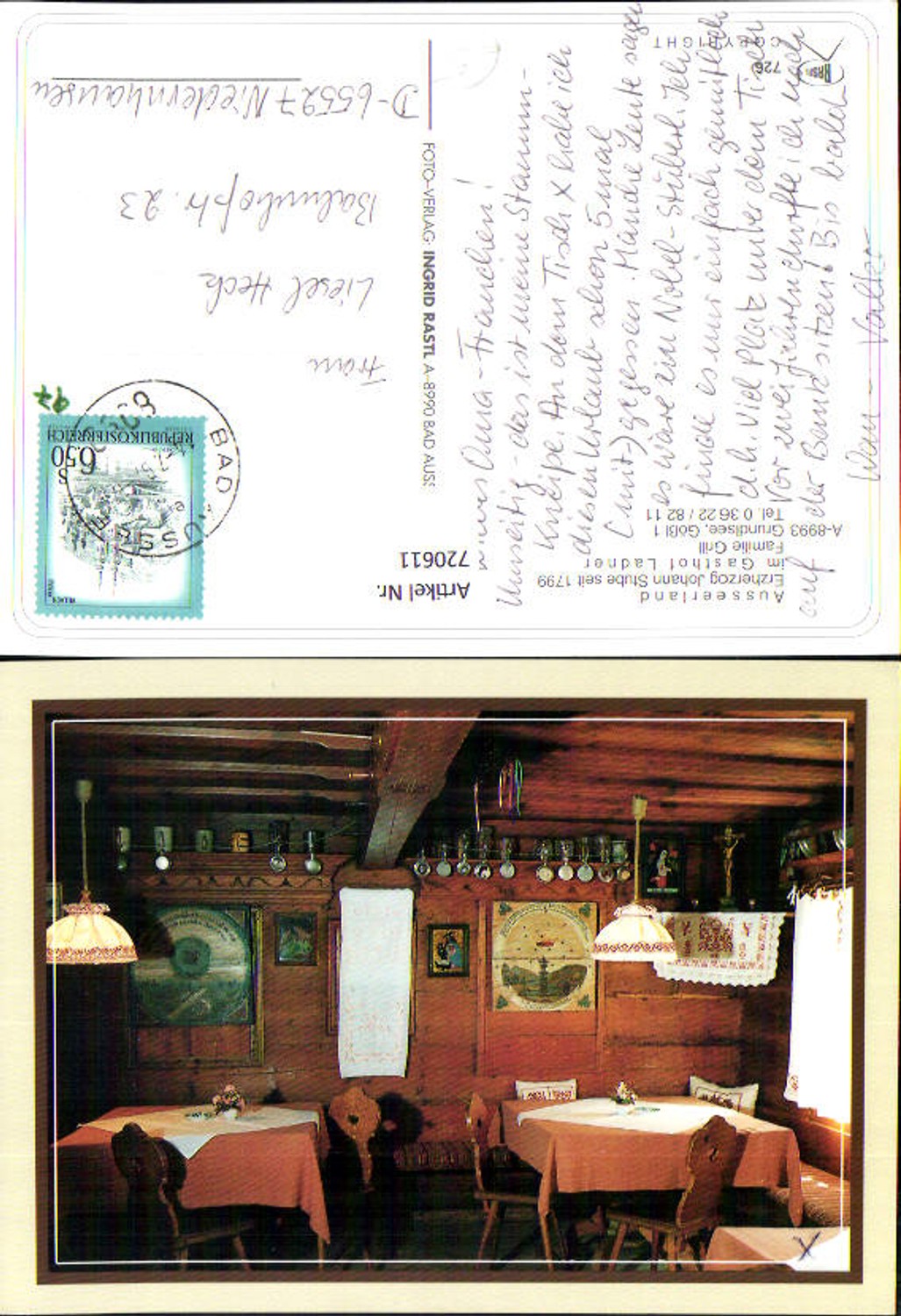 Alte Ansichtskarte – Old Postcard