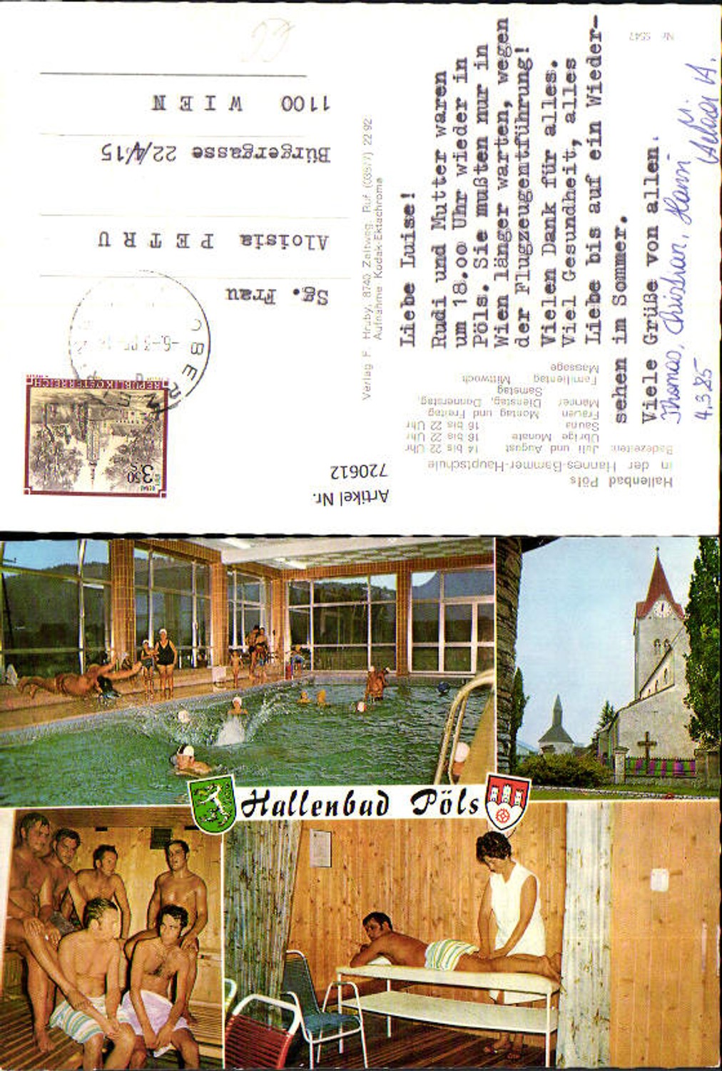 Alte Ansichtskarte – Old Postcard