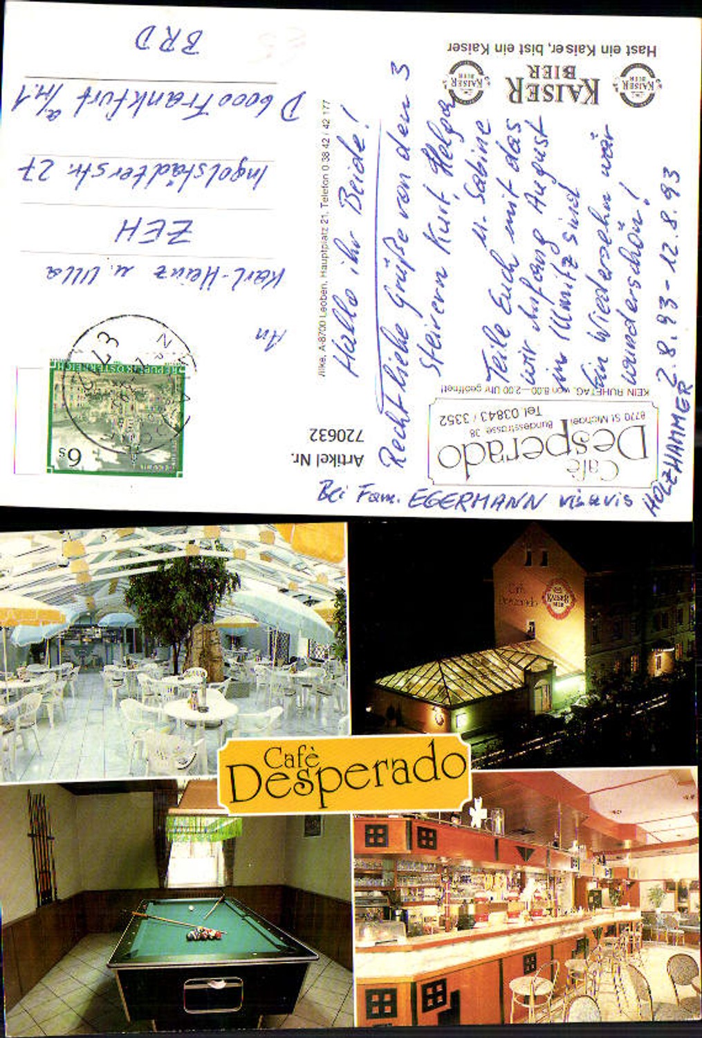 Alte Ansichtskarte – Old Postcard