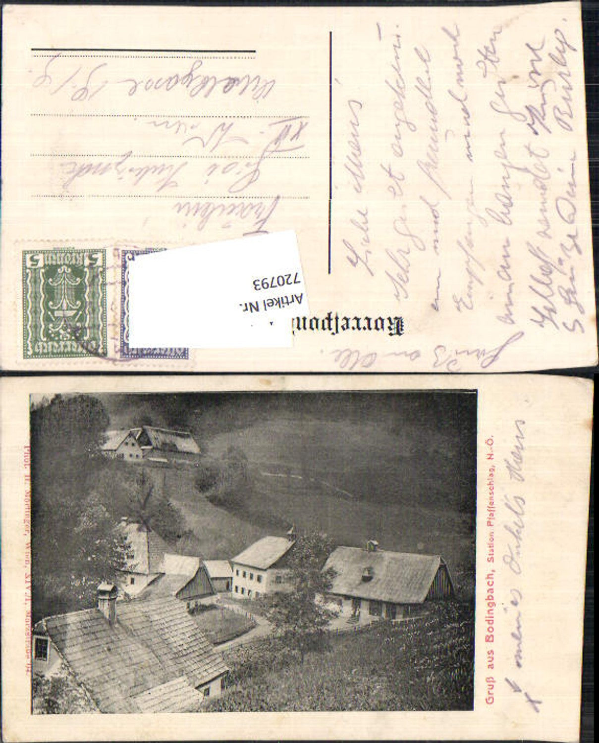 Alte Ansichtskarte – Old Postcard