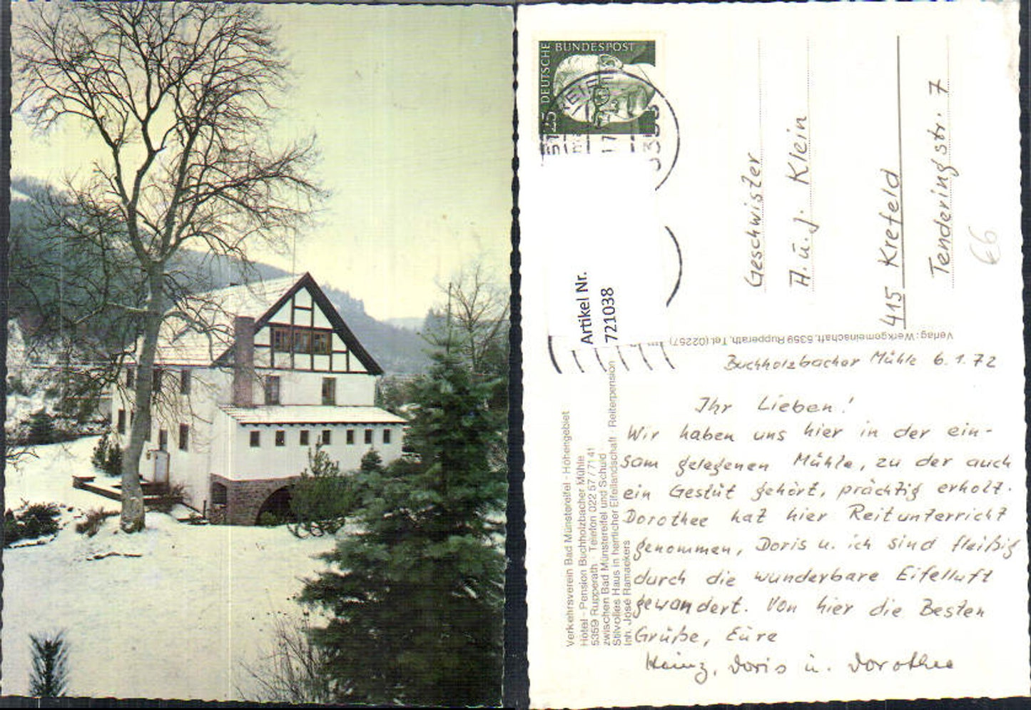 Alte Ansichtskarte – Old Postcard