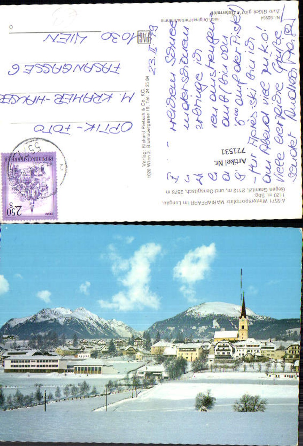 Alte Ansichtskarte – Old Postcard