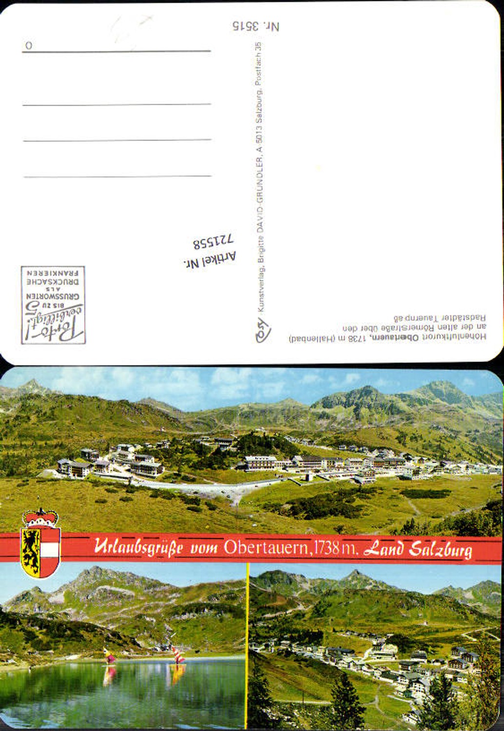 Alte Ansichtskarte – Old Postcard