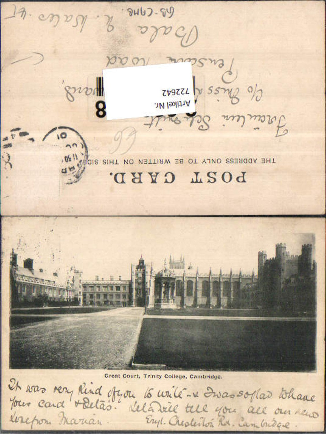 Alte Ansichtskarte – Old Postcard