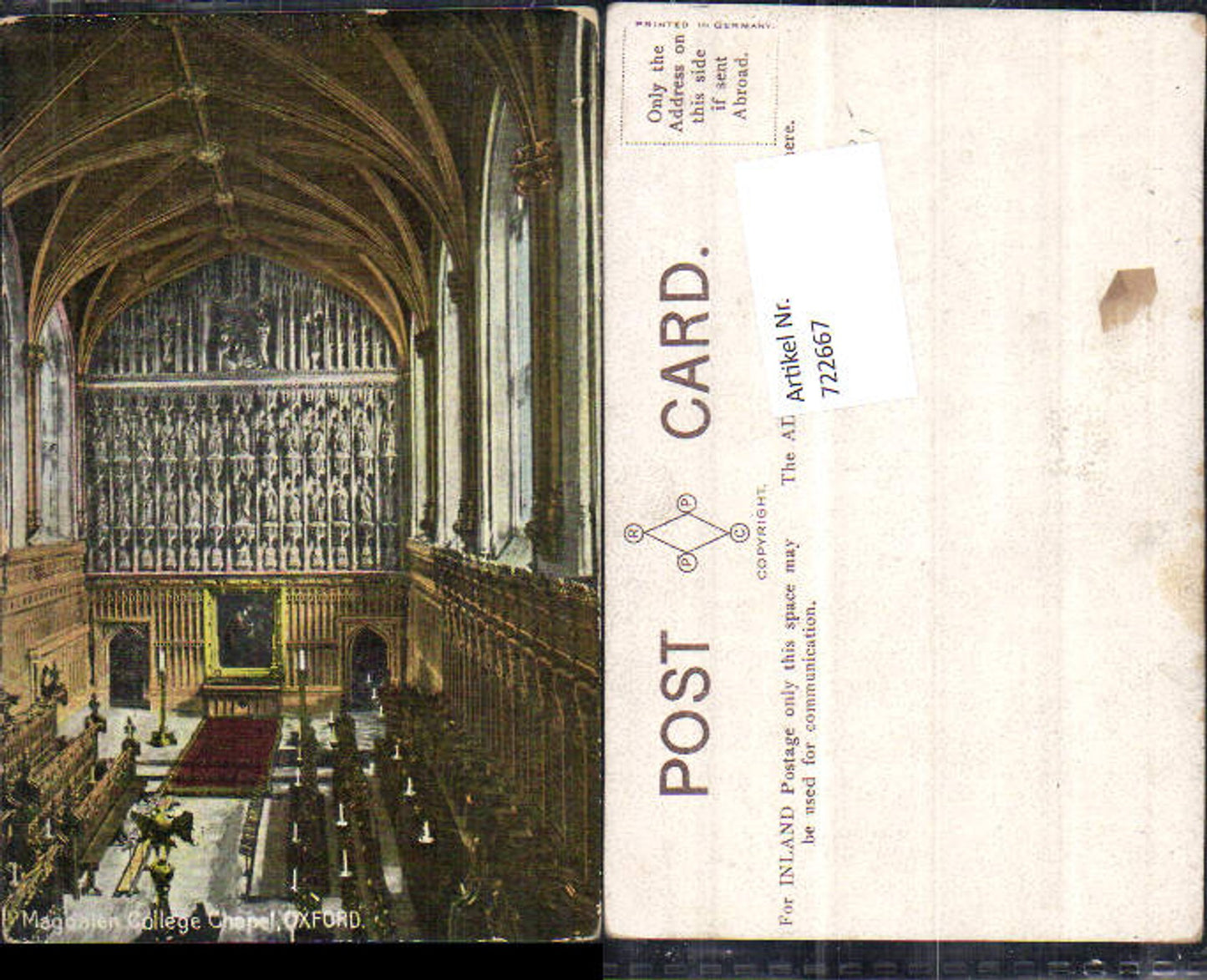 Alte Ansichtskarte – Old Postcard