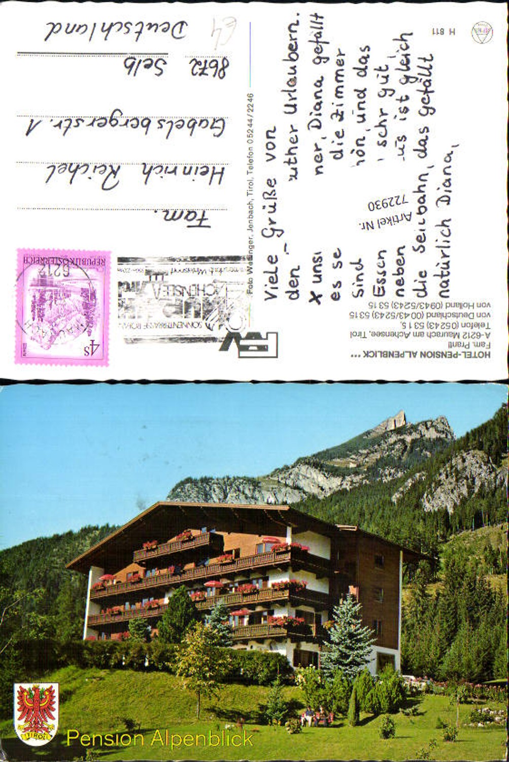 Alte Ansichtskarte – Old Postcard