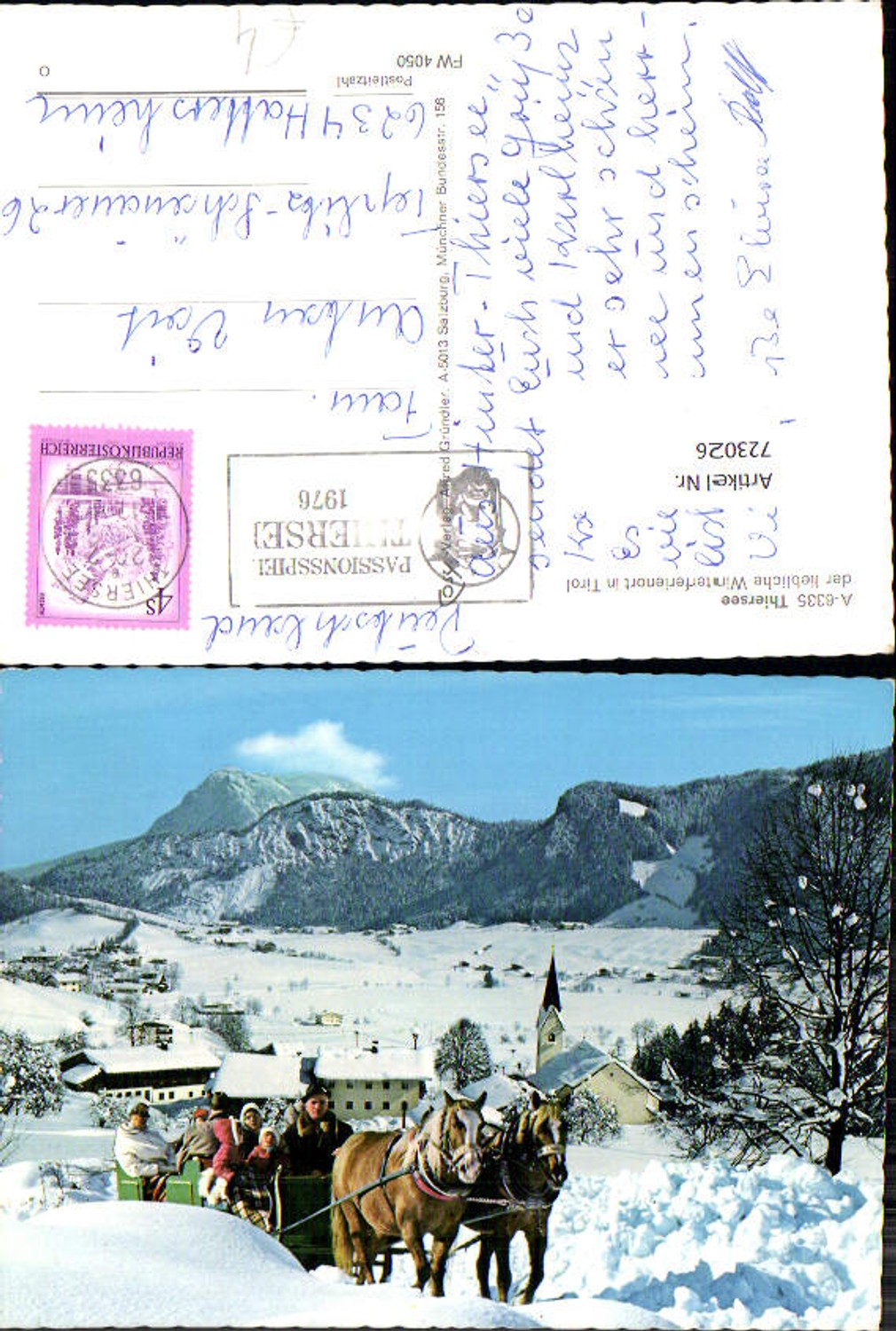 Alte Ansichtskarte – Old Postcard