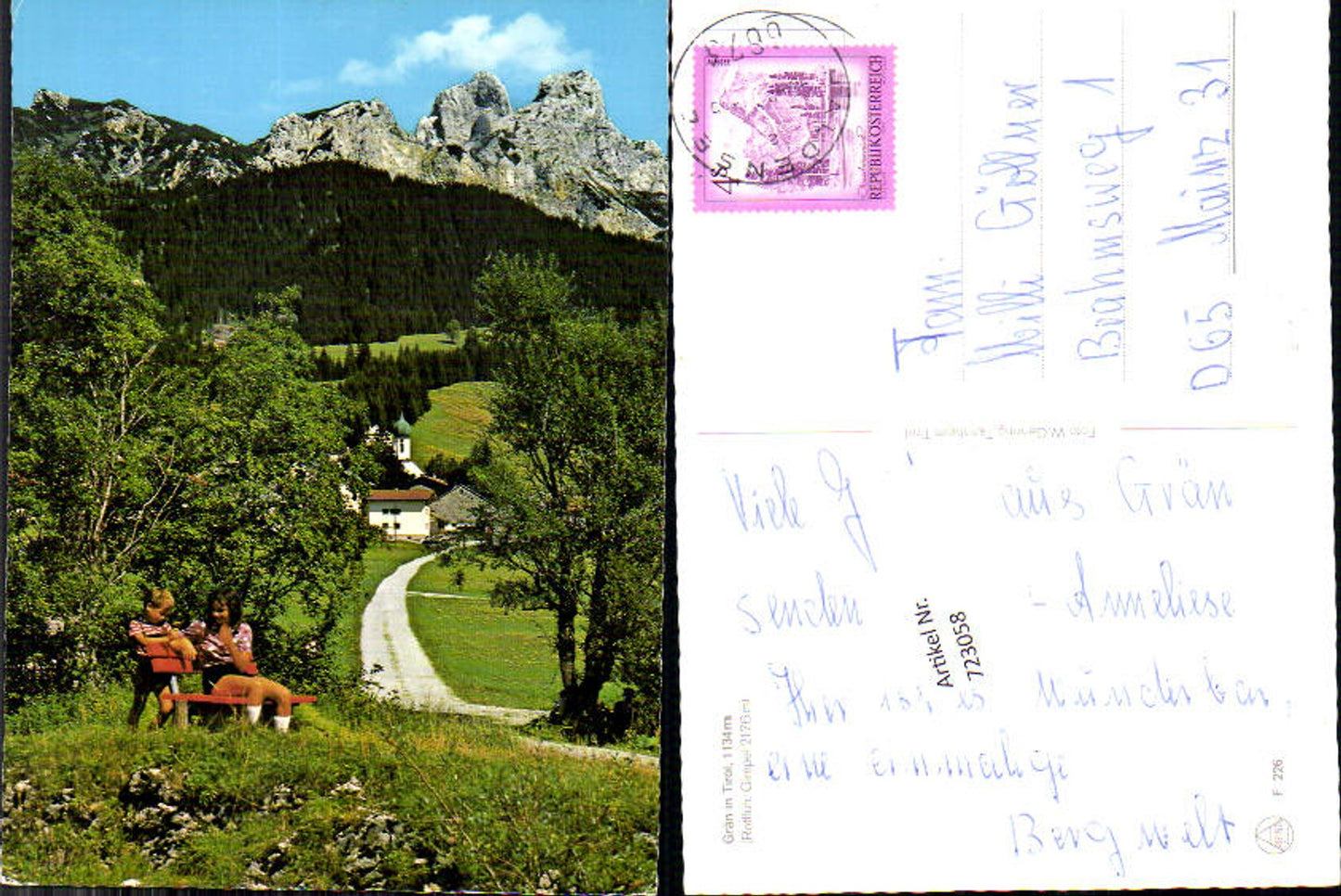Alte Ansichtskarte – Old Postcard