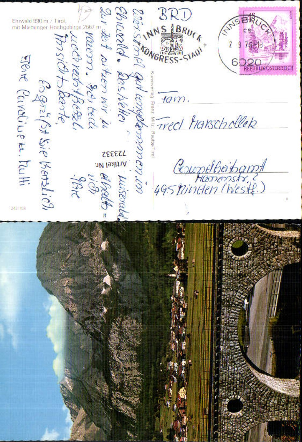 Alte Ansichtskarte – Old Postcard